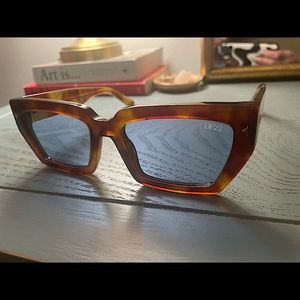 Dezi Switch glasses orange tort / blue lens